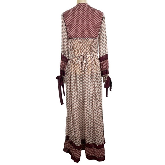 Scotch & Soda Boho Maxi Dress Small Cottagecore Prairie Vintage Inspired - Picture 10 of 16